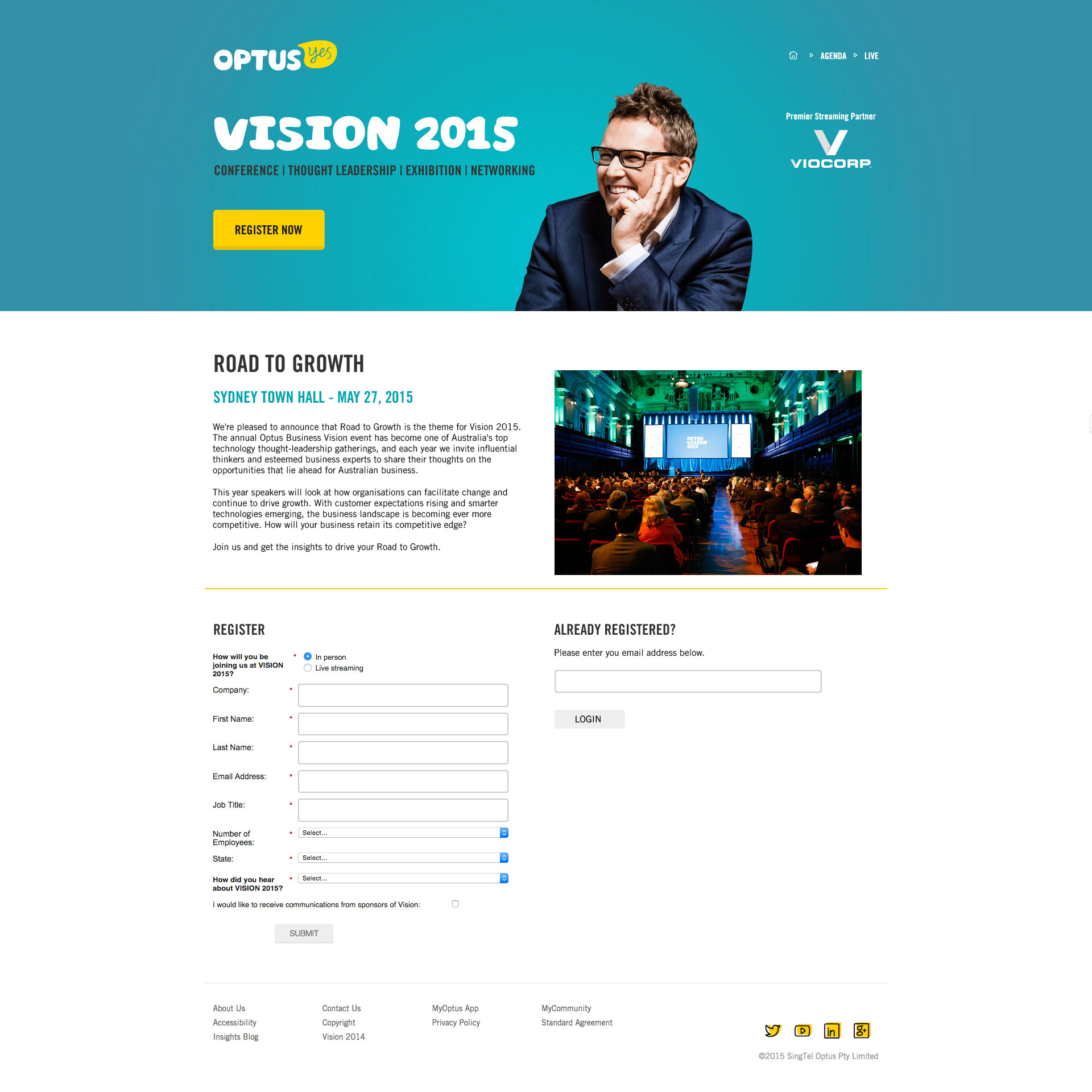 Optus Vision 2015